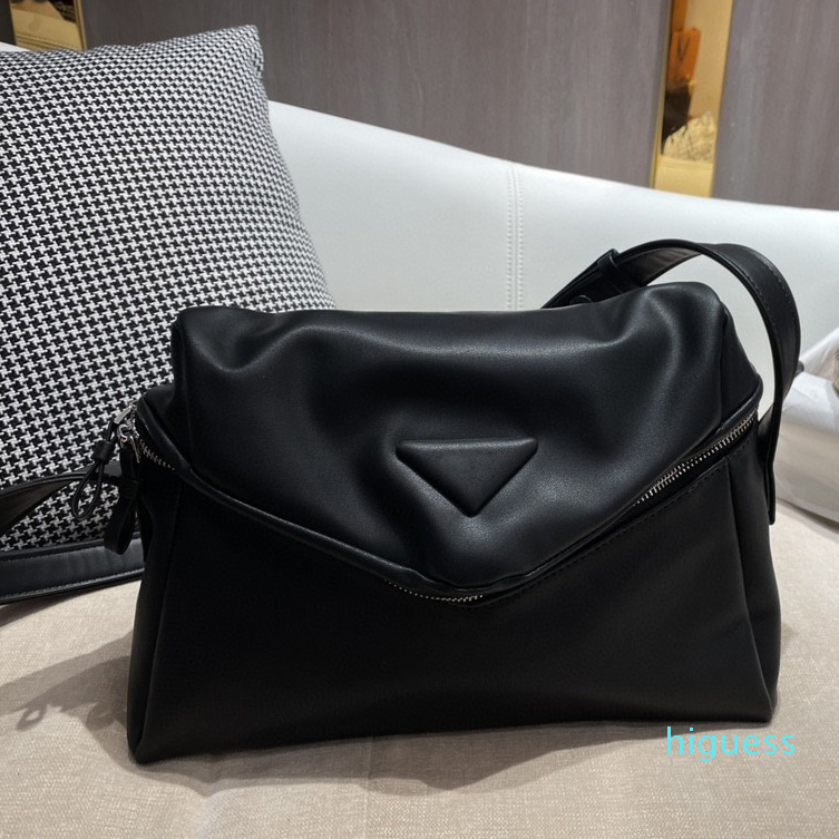 

Designer- Women Messenger bag shoulder bags handbags High quality Cross body bag decoration Tarpaulin 32cm, Black