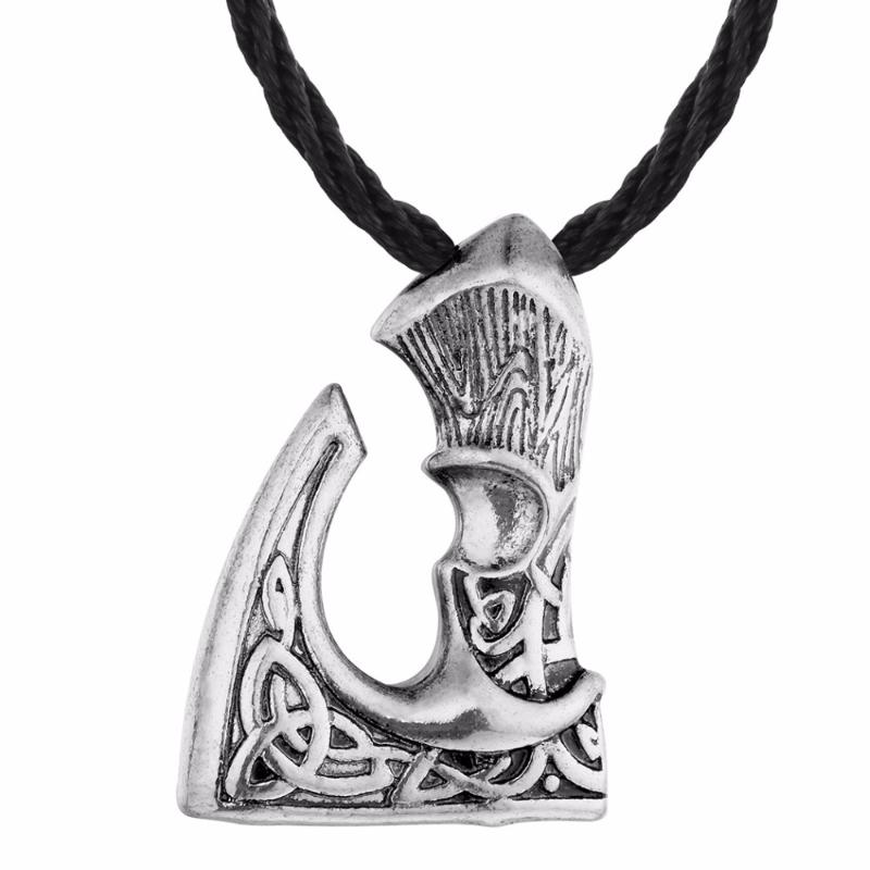 

Pendant Necklaces Nostalgia Slavic Perun Axe Vikings Scandinavian Gothic Necklace Bijoux Colgantes Mujer Moda