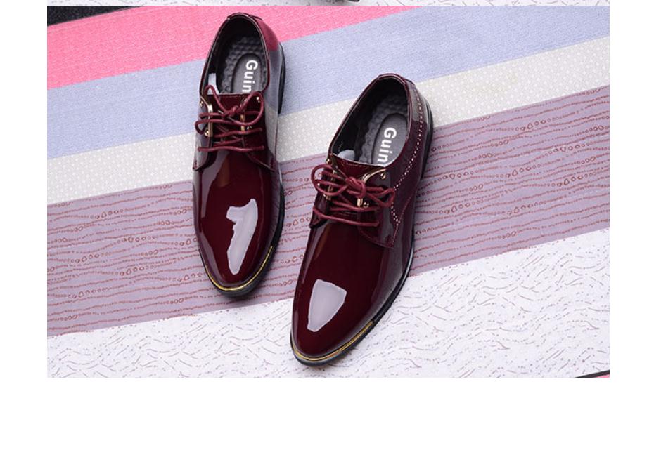 

2020 Spring and Autumn shoes with New style fashion Low heel pointed end Men's shoes @P25, Black