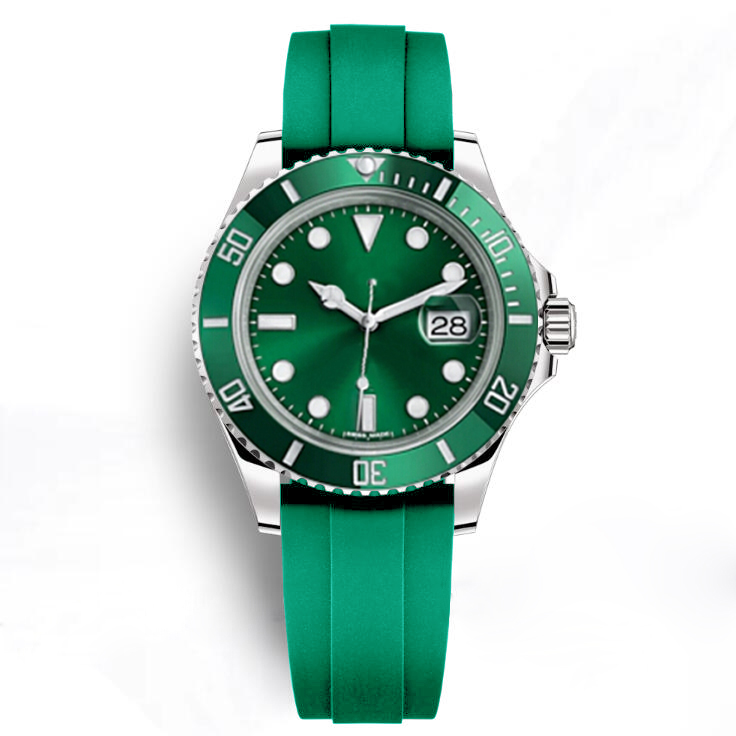 

Classic Mens Sports Watch Rubber Strap Automatic Mechanical Movement 40mm 116610LN Run away UK US Bussines Wristwatches Montre Homme de luxe, Box