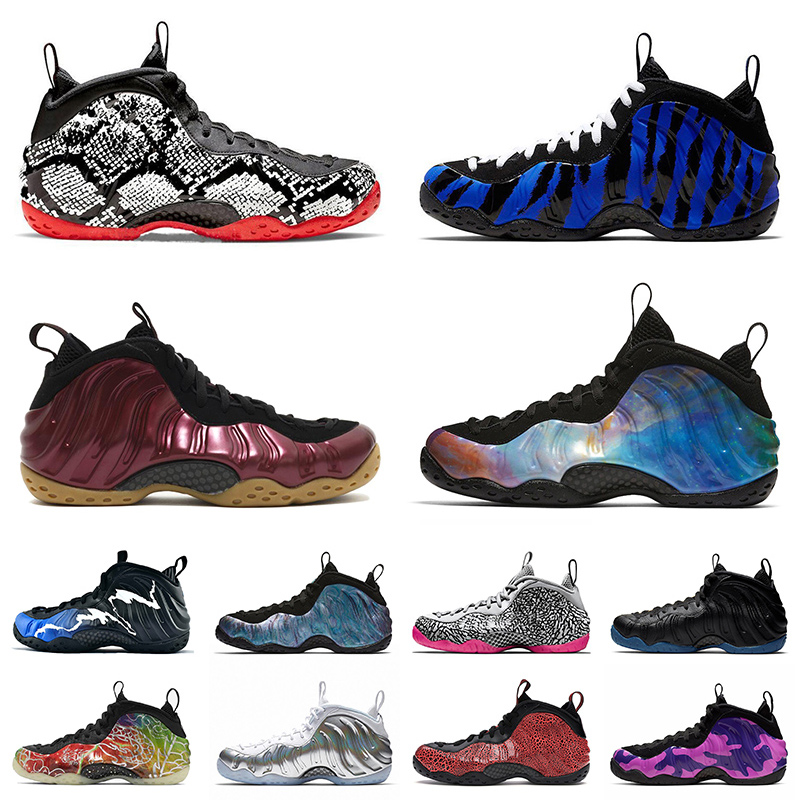 

2022 Top Quality Mens Jumpman Penny Hardaway Basketball Shoes Foamposite One BEIJING Cracked Lava Chrome Elephant Print Galaxy Black Aurora Retro Sneakers Sports, 40-47 (9)