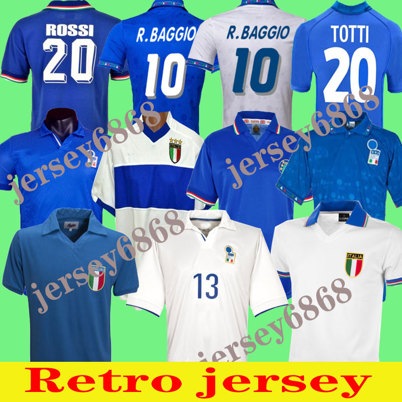 

Italy 1998 Retro SOCCER JERSEY 1990 1996 1994 2000 FOOTBALL Maldini Baggio ROSSI Schillaci Totti Del Piero 2006 Pirlo Inzaghi buffon Cannava, Black
