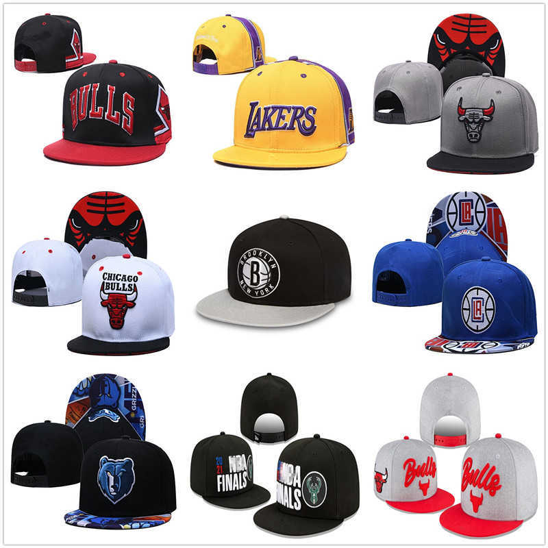 

2021 American Football Team Caps Volwassen Verstelbare Borduurwerk Baseball Snapback Hoeden Mode Stitch Casual Gorras Q0911, 61