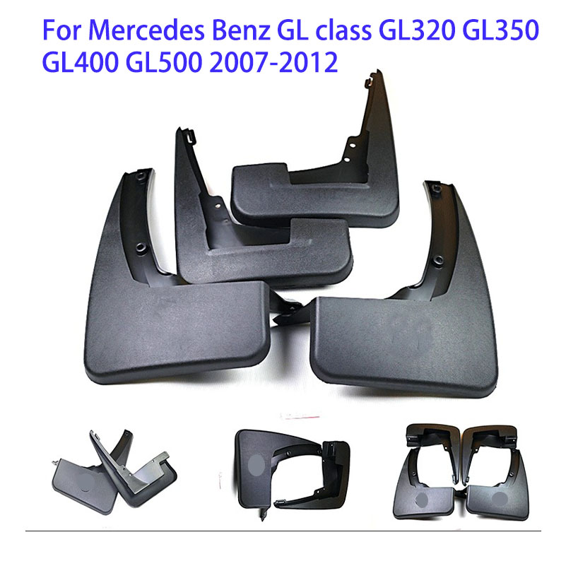 

Car Mud Flaps for Mercedes Benz GL class GL320 GL350 GL400 GL450 GL500 2007-2017 ML300 ML350 2006-2017 Splash Guards Mudguards