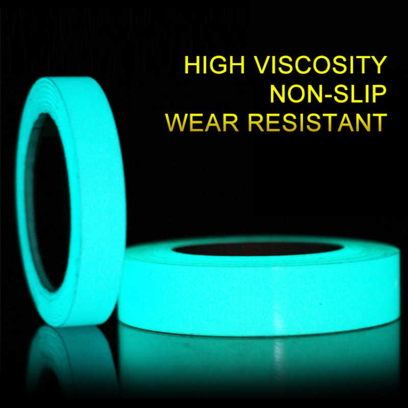 

Dark in Glow Luminous High Quality Night Vision Wall Self Adhesive Fluorescent Warning Tape Emergency Sticker 7eae