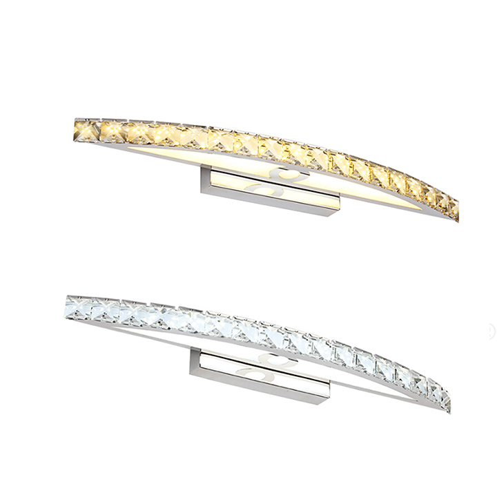 

Crystal bathroom light 85-265V wall sconce lamp LED mirror light bedroom restroom makeup lighting