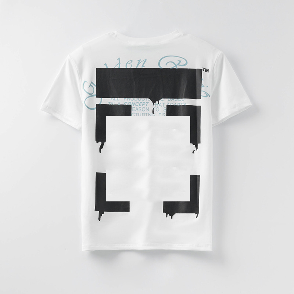 

20ss Fashion Mens Stylist T Shirts Off Short Sleeve Fashion Mens Stylist White T Shirt Hip Hop Fashion Men Women Short Sleeve Tees Black 03, White;black