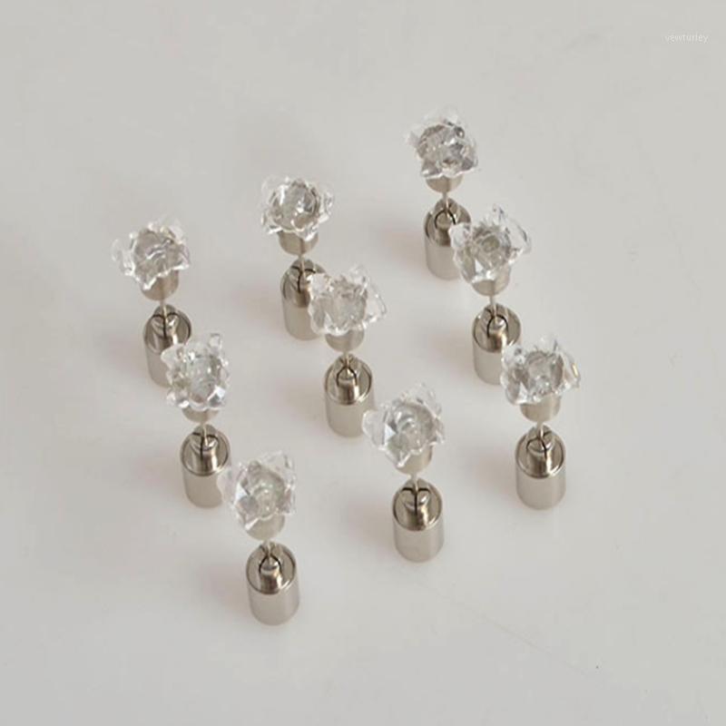 

Party Decoration Butterfly Style Fashion Cool Shiny Glowing Led Earrings Stud Earring Light Up Studs Club Gift Favors