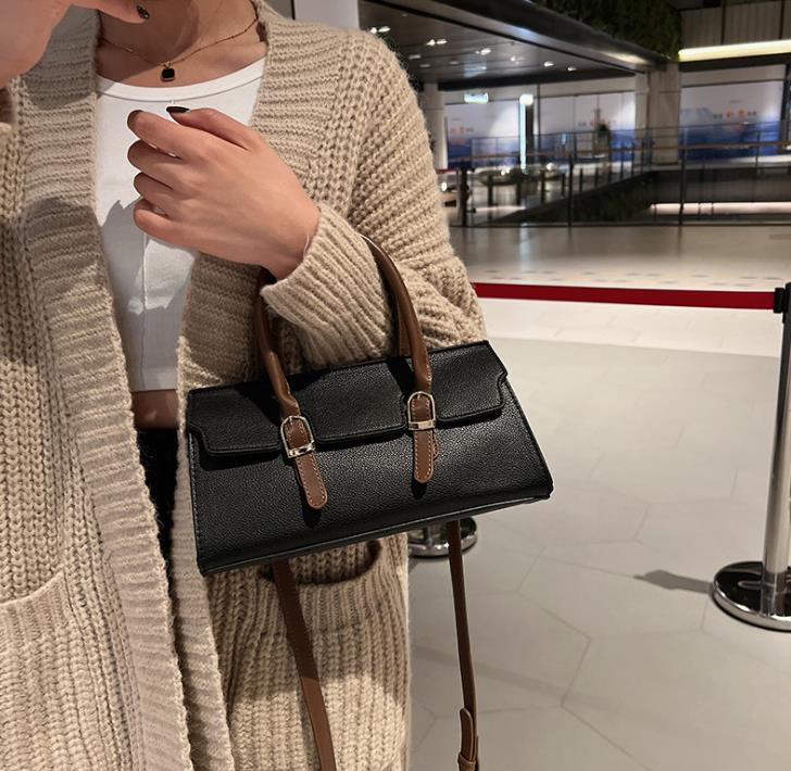 Kelly Sac Automne / Hiver Retro Sac à main Urban Simple Communauteur Un-épaule Messenger Sacs femme