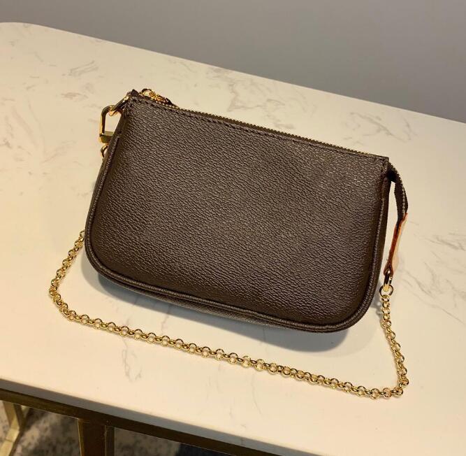 

solds classic letter brown grid womens genuine leather bag luxurys designers bags women mini shoulder crossbody