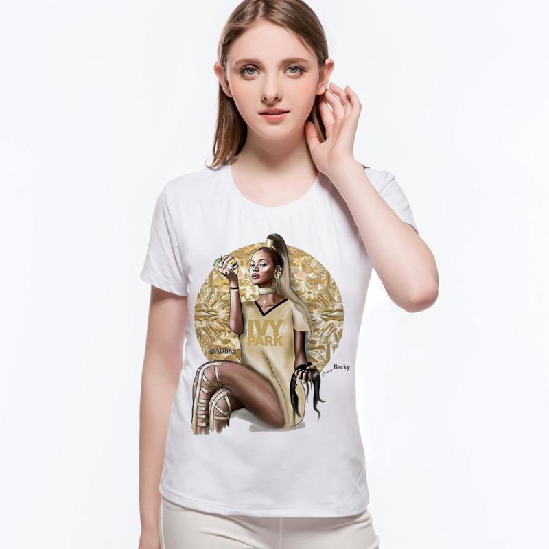 

Women' T-Shirt Top Female T Shirt Trend Summer Style Print Funny Sexy Tops Fashion Clothing Casual White Tee Women Harajuku