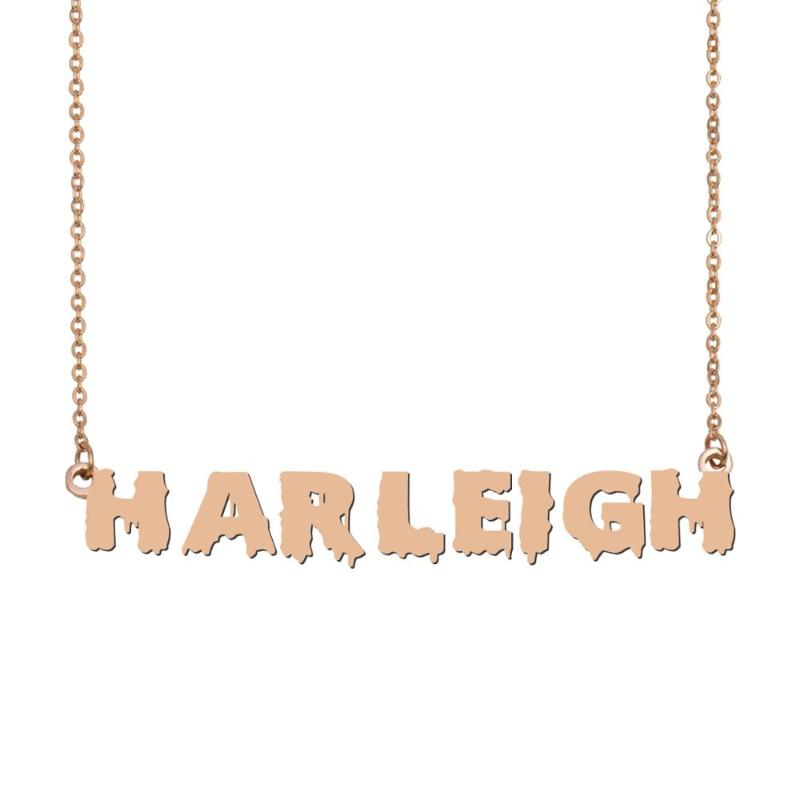 

Pendant Necklaces Harleigh Ame Necklace , Custom Name For Women Girls Friends Birthday Wedding Christmas Mother Days Gift, Silver
