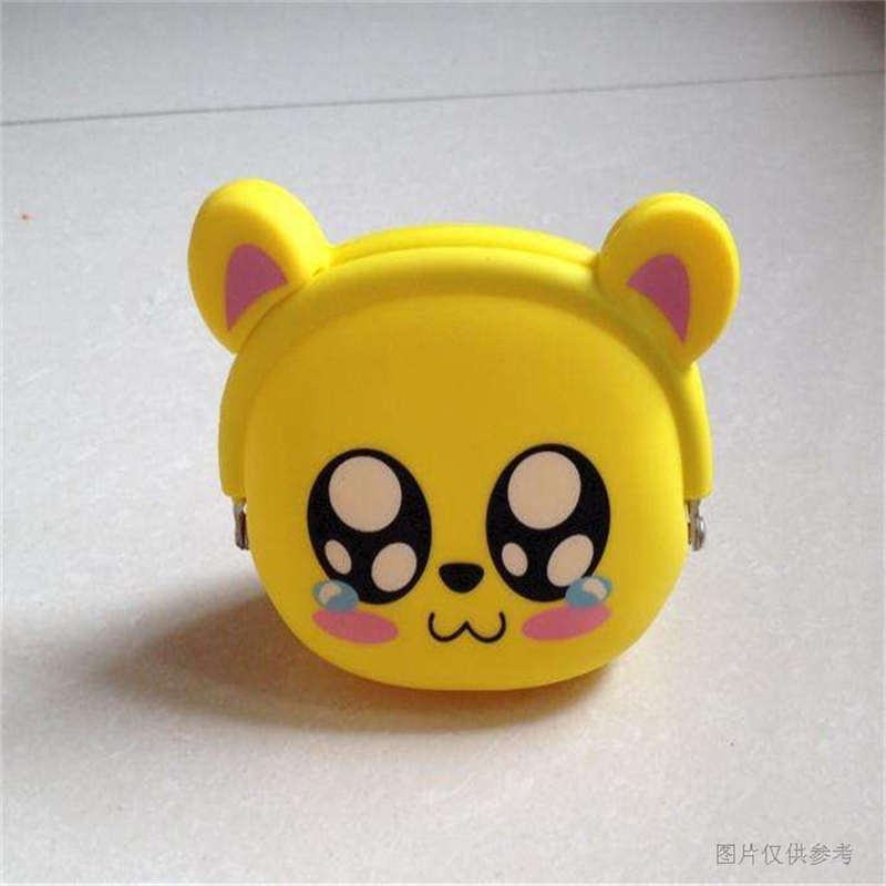 

Korean version Silicone one shoulder cute cartoon animation girl messenger bag fashion children's zero wallet, Red