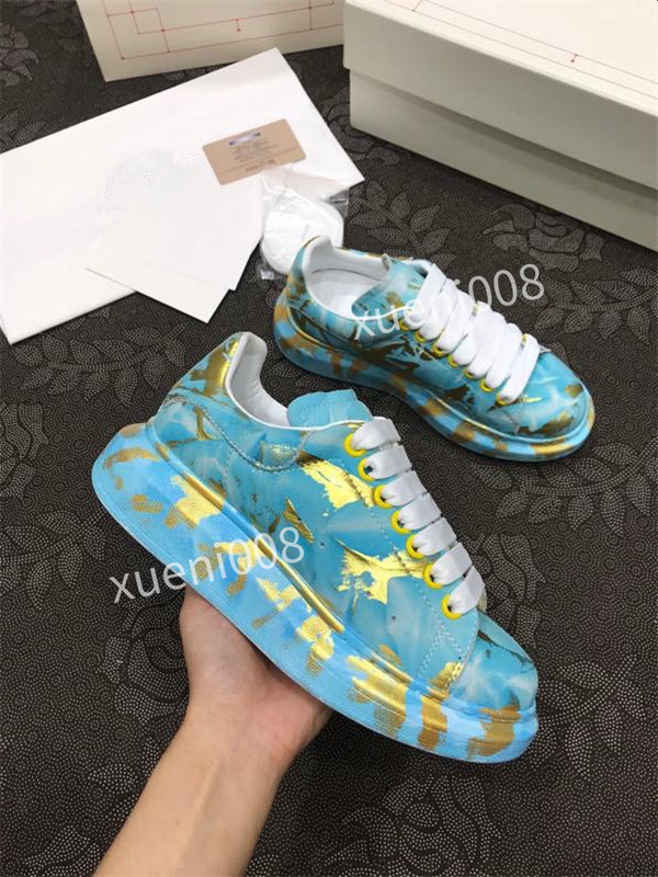 

2021 Italy Brand high top Sneakers 35-45 Fashion Women casual shoes Designer Trainers Sequin Classic White Do-old Dirty Men gp200910, Choose the color