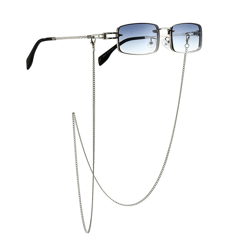 

Rope belt chain Sunglass modern Star Fashion Street Photo Sunglass 317, White;black
