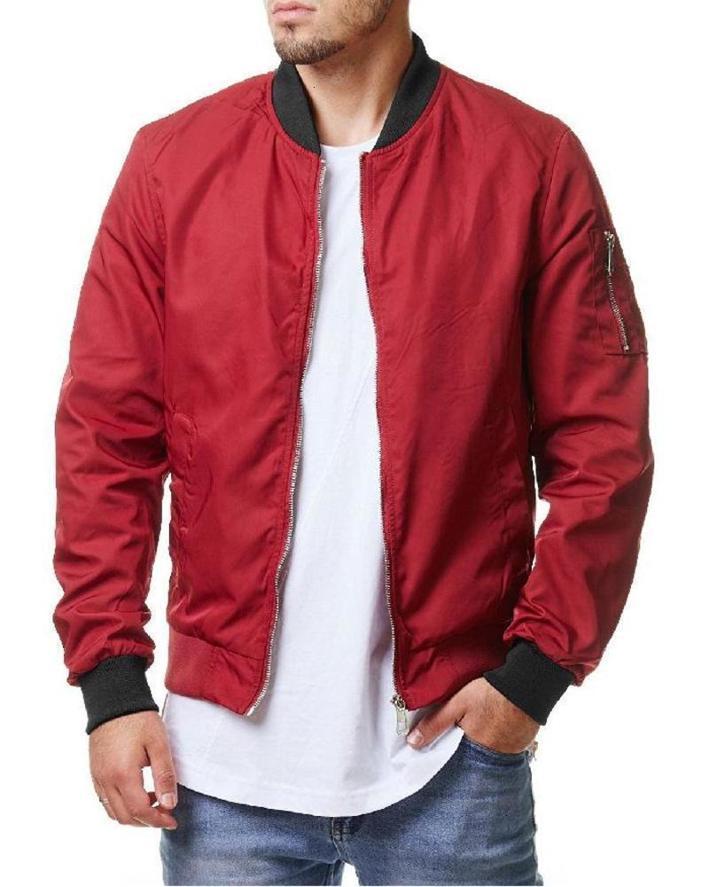 Mens Jackets Fashion Solid Color Outdoor Stand Collar European American Streetwear Outdoor Jacket Motorcycle Casual Fashion Outwear