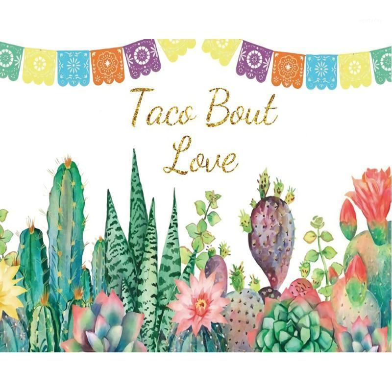 

Party Decoration Tropical CCactus Flower Birthday Backdrop Baby Shower Room Decor Po Booth Studio Prop