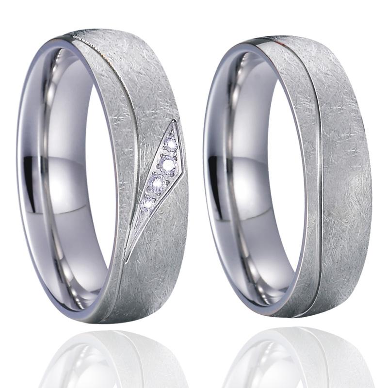 

Wedding Rings Never Fade Unique Couple For Men And Women Anniversary Pure Handmade Titanium Jewelry Marriage Finger Ring
