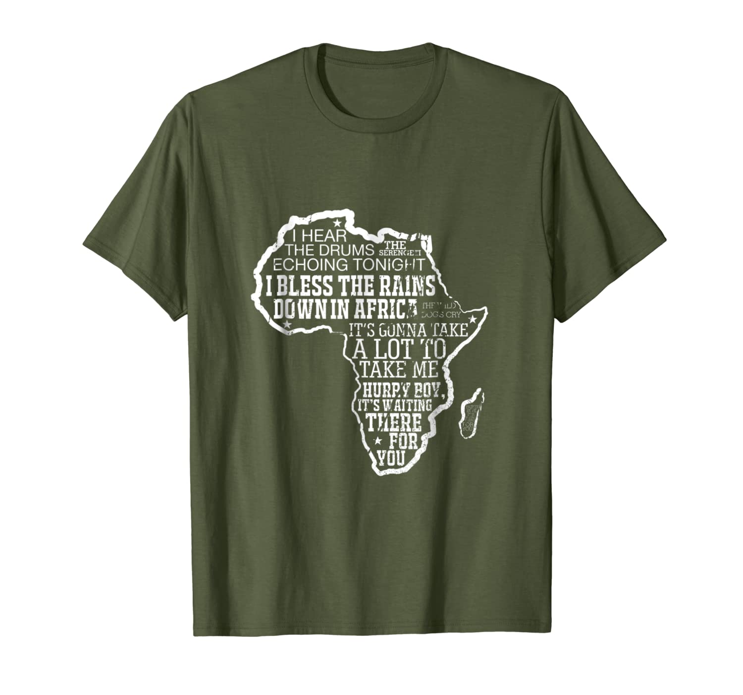 African Map Pride Traditional Bless Rain Toto T-Shirt-image-703986808