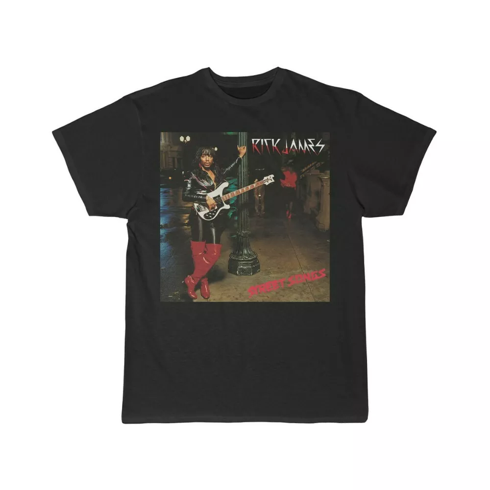 

RICK JAMES Street Songs Short Sleeve Tee, White;black