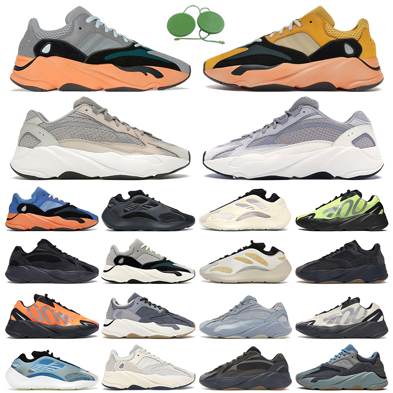 

discount kanye 700 running shoes for men women trainers shoe Wash Orange Sun Bright Blue Cream Static Alvah Analog Azael Mauve Magnet Vanta sports sneakers outdoor, #20 safflower