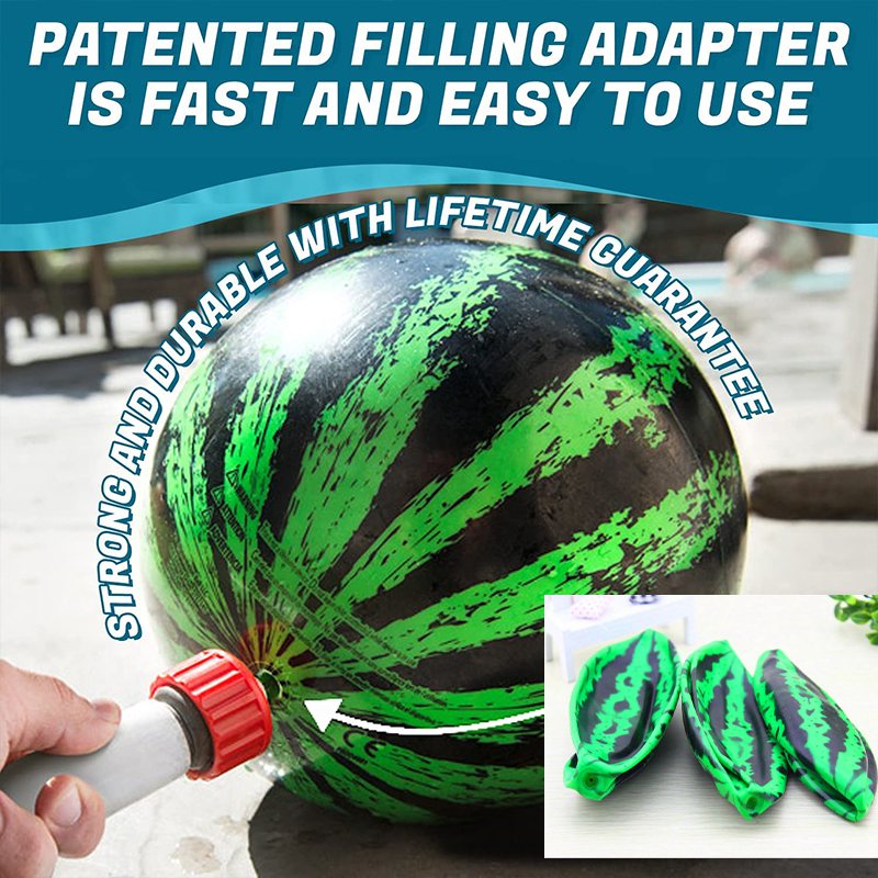 

Watermelon Ball Combo Pack The Ultimate Swimming Pool Game | Balls for Under Water Passing, Dribbling, Diving and Pools Games Teens, Kids, or Adults