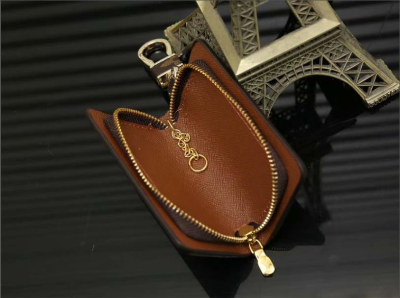 

new style KEY Wallets Car keychain Mini wallet Designer Fashion Womens Mens Credit Card Holder Coin Purse Bag Charm Come with box270t, Not sold separately