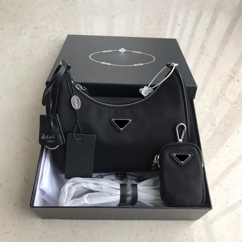 

Evening Bags Top Quality Desginer Bag Nylon Cloth Three-in-one Underarm Handbag Single Shoulder Portable Female For Women, No dustbag and box