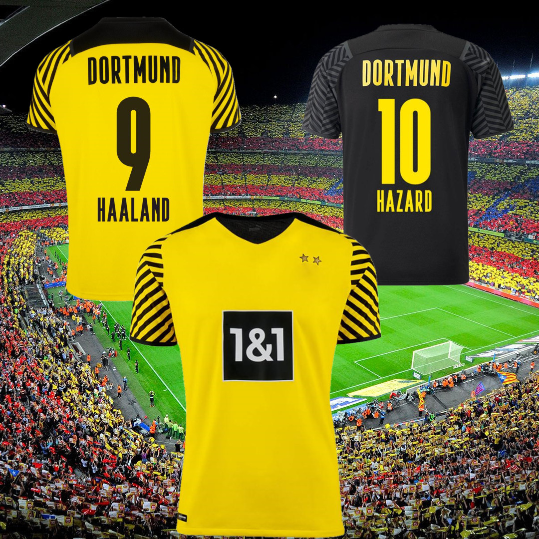

dortmund soccer jersey Borussia 21 22 fourth 4th 2021 2022 football shirt HAALAND REUS NEONGELB BELLINGHAM SANCHO HUMMELS BRANDT men + kids, Black;yellow