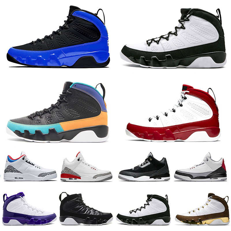 

2022 Jumpman Mens 9 OG Basketball Shoes 9s JBC Bred Citrus Pearl Blue Snakeskin White Pink University Gold Silver Glitter Barons Men Sports Trainers Sneakers, Pay for box