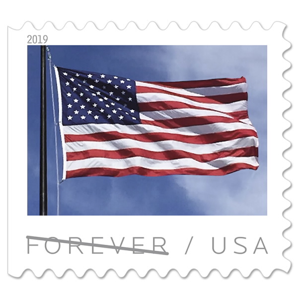 

Fashion Accessories Forever USPS Stam p2018 2019 USA Flag Christmas Holiday Wealth Wedding Anniversary Engagement Invitation Celebration postal mailing Label
