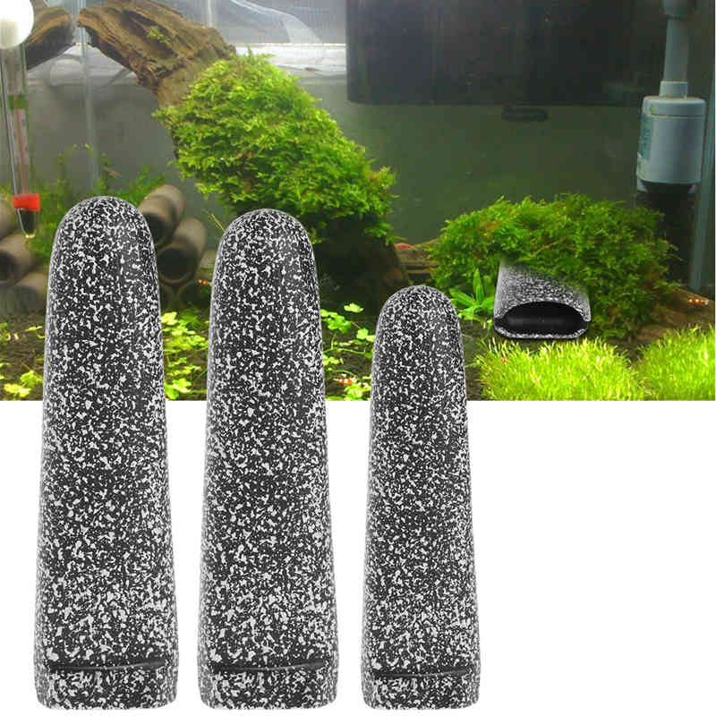 Aquarium Fish Tank Dental Moon Form Ornament Shrimps Shelter Decor Leuke-image-692851069