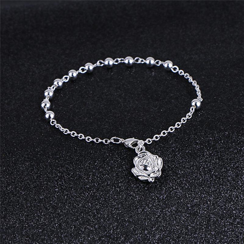 

Beaded, Strands Komi 4mm Rosary Beads Bracelet For Women Men Religion Rose Prayer Beaded Bracelets Jewelry Kid's Communion Baptism Favors, Black