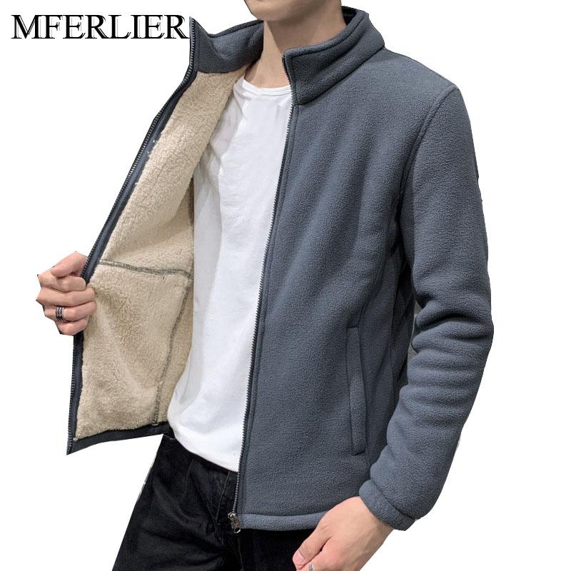 

men's jackets spring winter large size warm men 9xl bust 150cm 5xl 6xl 7xl 8xl loose coat, Black;brown