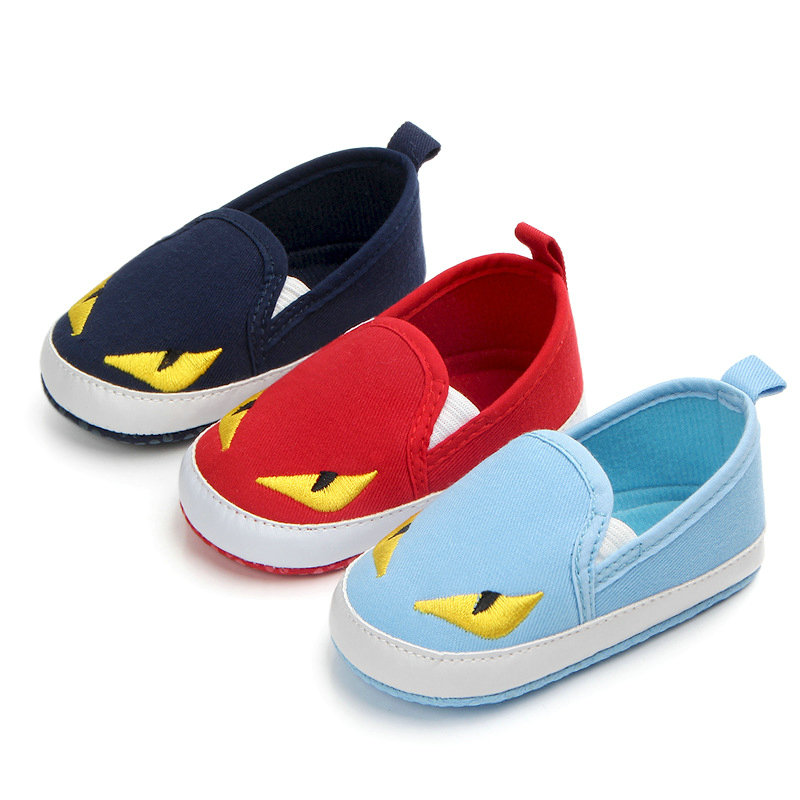 

Baby Shoes Prewalker Cartoon Animal Girls Boys Toddlers Infant First Walker Newborn Crib Shoes, Light blue