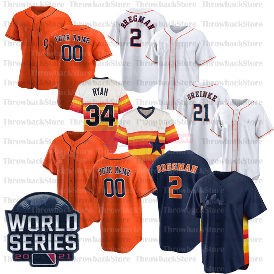 

baseball Jersey 2021 WS Springer Alex Bregman Jose Altuve Zack Greinke Justin Verlander Yuli Gurriel Jerseys, Men/flexbase/ white