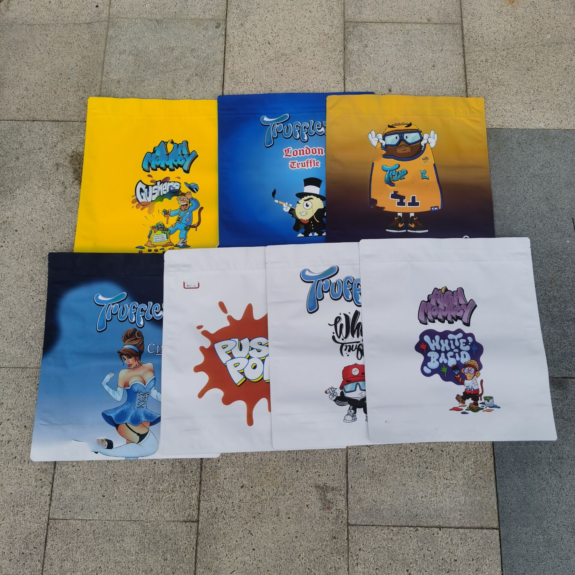 

1lb Trufflez Cinderlla 16oz Backpackboyz 33 16 Oz Mylar Bags White Truffle Bacid Push Pop 1 Pound High Monkey 454g Flower Packaging jllMlO