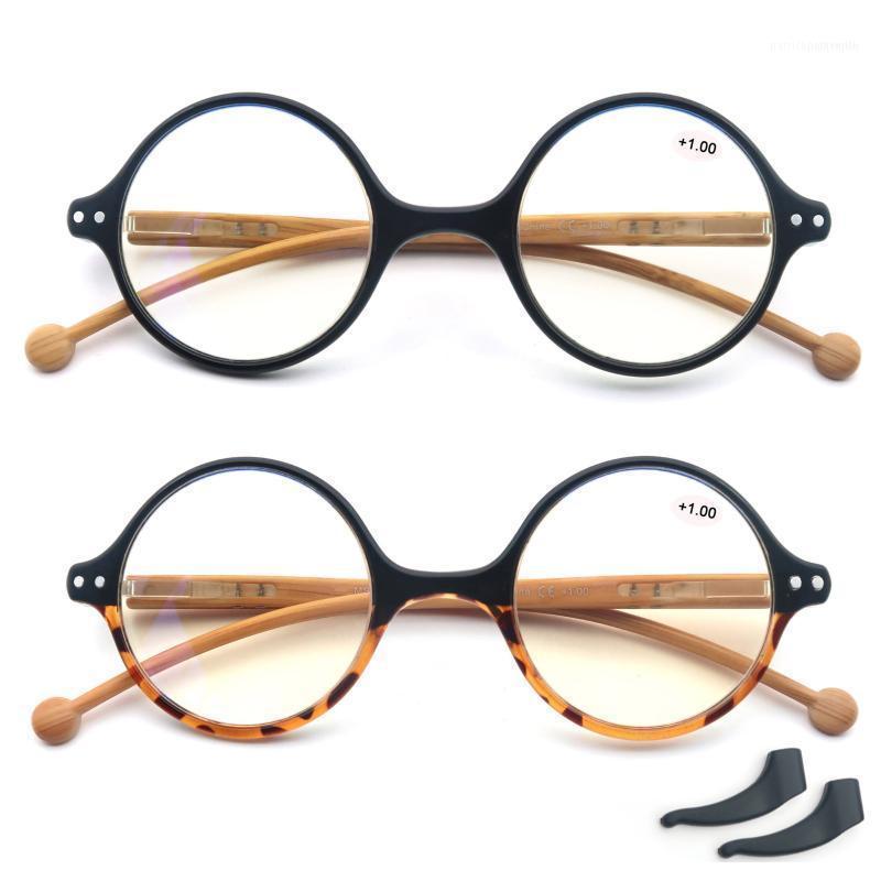 

Sunglasses Blue Light Blocking Lightweight Women Men Reading Glasses Retro Round Flexible TR90 Frame Computer Readers UV400 Comfort
