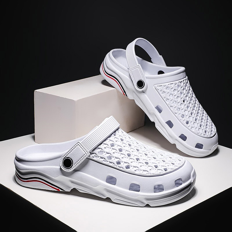 

top quality mens women sports trainer size hole sandals shoes trend casual summer 2021 beach dual-use outdoor men's Baotou sandal and slippers code: 28LL-189, 65904