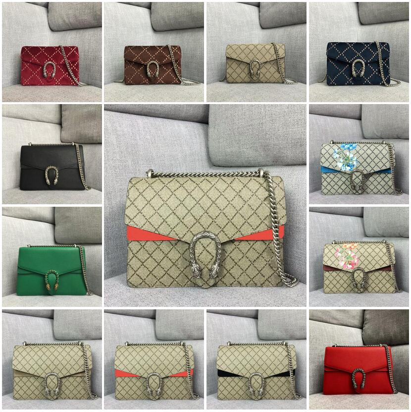 

2021 fashion lady shoulder bag chain crossbody casual luxury designer handbag underarm stereotyped cowhide coin purse with box