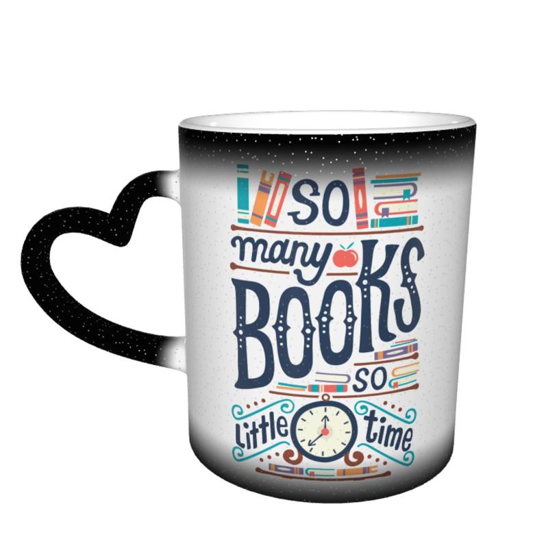 

Mugs Book Mug Wholesale Cool Porcelain Chat The Changes Color Cups