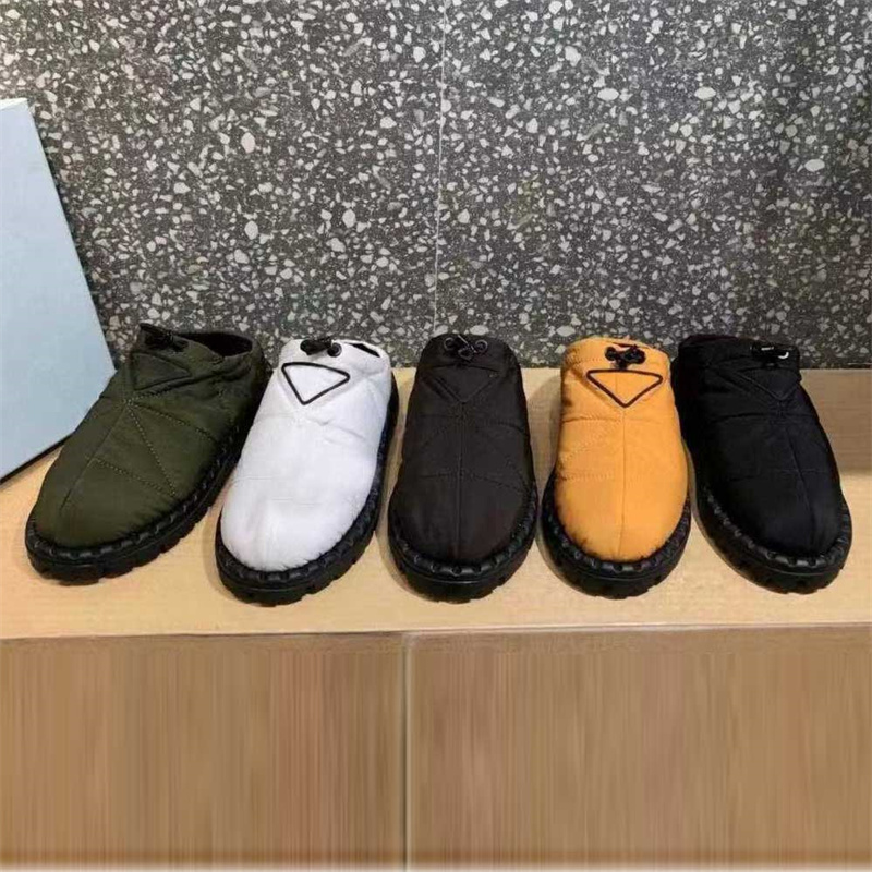 

Space Designer Boots Quilted Nylon Mid Boot Ankle Leather Shoe Fashion Camouflage Waterproof Shoes Winter Warm Cotton Booties With Box