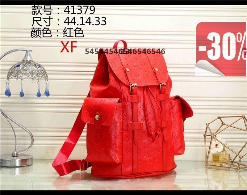 

2-1 LOUIS1VITTON Fashion Crossbody Shoulder HandBag Women Purse Messenger Bags Wallet Tote Clutch Bag backpack travel men 2-41379, Red;black