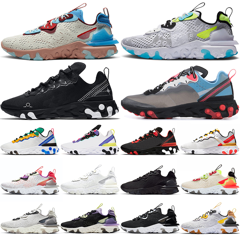 

Cheaper React Element Vision 55 87 Running Shoes Men Women Worldwide Pack Bred Tour Green Hyper Pink Dark Grey Sports Sneakers Trainers Mens, 36-45 moss
