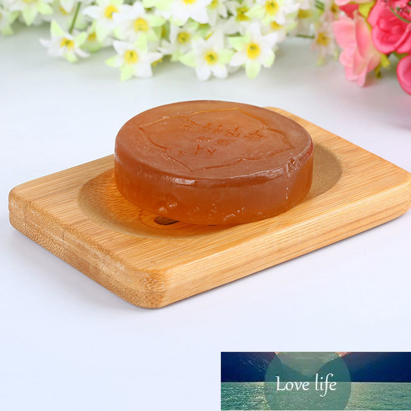

Wooden Natural Bamboo Soap Dishes Tray Holder Storage Soap Rack Plate Box Container Portable Bathroom Soap Dish Storage Box 2021 Factory price High-quality
