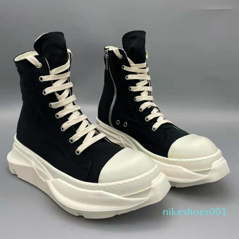 

Breathable Army Boots Fashion Thick Sole Canvas Ankle Boots 2021 Spring Motorcycle Boots Men 17#20/20d50 xx