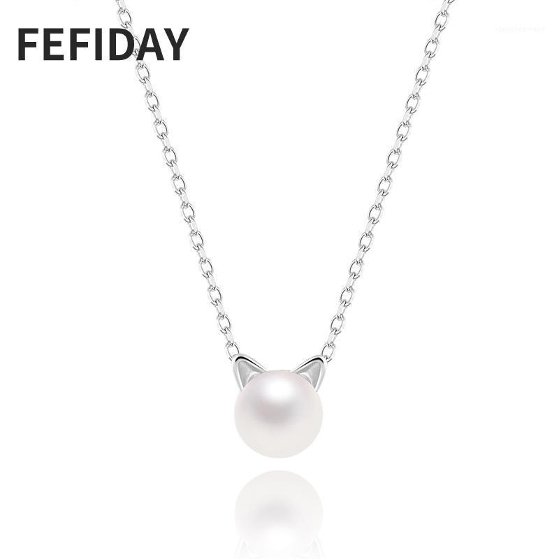 

Female Custom Chain Pearl Necklace Choker Discount Sale Women's Jewelry Cat For Women Fashion Necklaces 2021 Chains