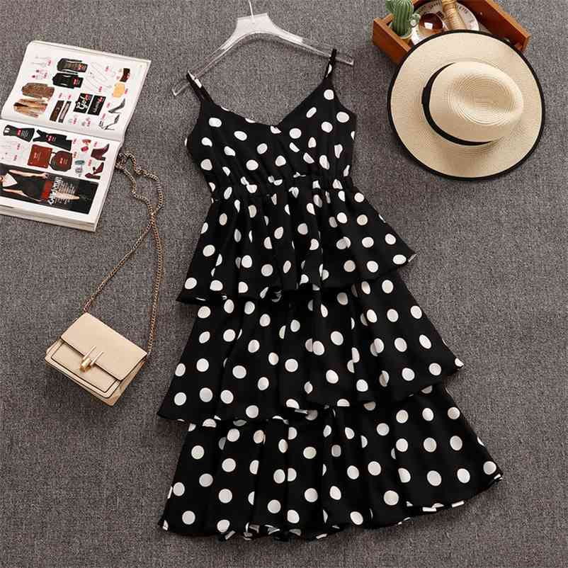 

Summer Women Sexy Deep V Neck Beautiful Spaghetti Strap Dress Female Dresses A875 210519