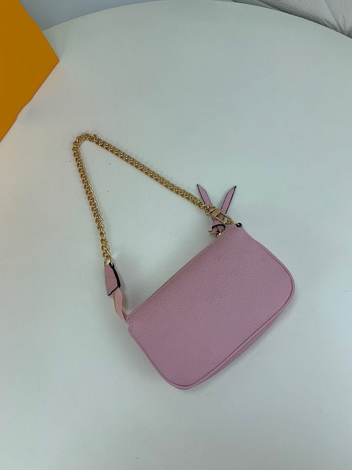 

Classic high quality luxurys designers totes Bags Purse mini POCHETTE Accessoires handbag Chain package Shopping Flower Shoulder Bag Coin Purses Crossbodys 80501, Pink #m80501