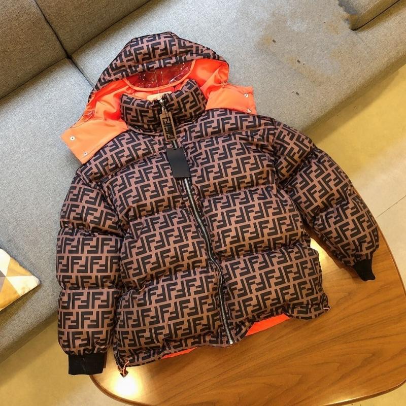 Fendi down jacket FF Couple style double-sided coat parka Outerwear thickened to resist the cold winter jackets high-quality coats plus Fits 220-image-746935259
